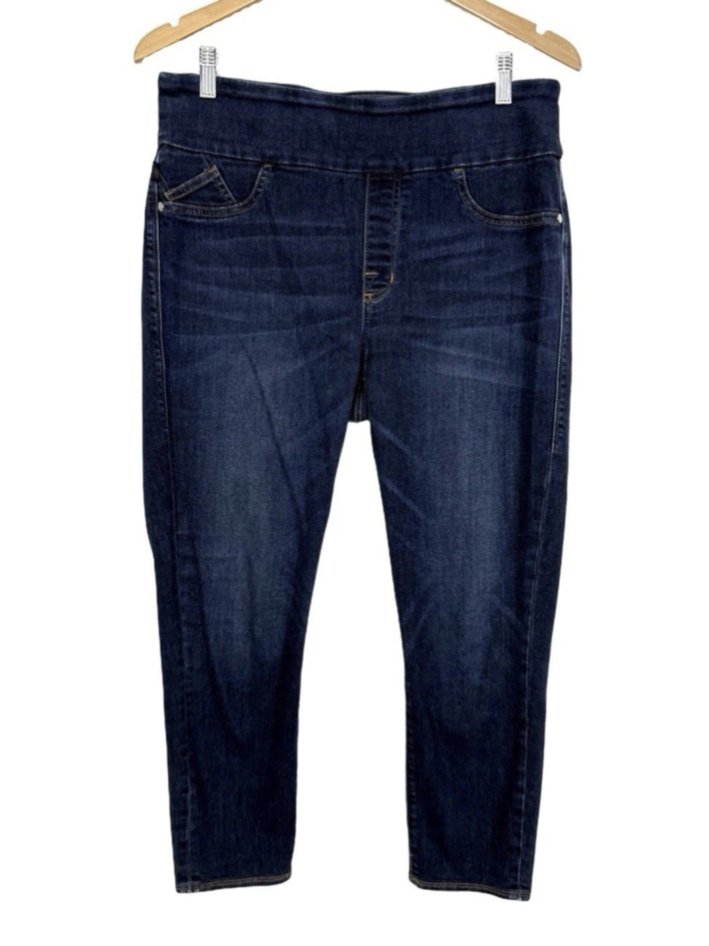 Rock & Republic Denim Rx Fever Jeans Size 14 Stretch Pull On Comfort City Boho